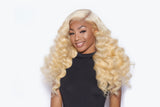 613 BLONDE BODY WAVE FRONTAL WIG - 180% DENSITY
